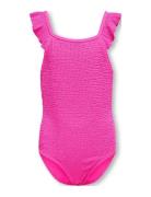 Kogtropez Structure Swimsuit Acc Pink Kids Only