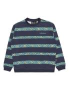 Take Us Back Crew Stripe Yth Blue Quiksilver