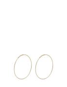 Raquel X-Large Recycled Hoop Earrings Gold Pilgrim