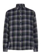 Relaxed Fit Plaid Cotton Twill Shirt Navy Polo Ralph Lauren