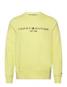 Tommy Logo Sweatshirt Yellow Tommy Hilfiger