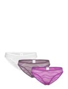 Bikini 3Pk Purple Calvin Klein