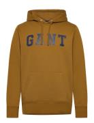 Gant Logo Sweat Hoodie Brown GANT