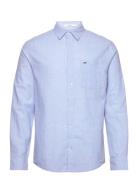 Tjm Reg Linen Blend Shirt Blue Tommy Jeans