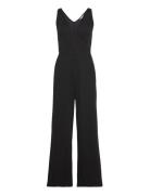 Wrap Detail Jumpsuit Sleeveless Black Tommy Hilfiger