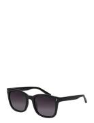 Katya Recycled Iconic Retro Sunglasses Black Pilgrim