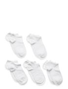 Bb 5P Ankle Sock White Col White Lindex