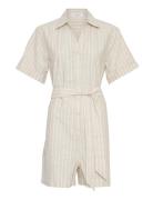 Mschannabet Ss Playsuit Stp Beige MSCH Copenhagen