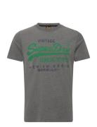 Vl Premium Goods Graphic Tee Grey Superdry