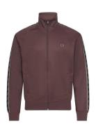 Contrast Tape Track Jkt Brown Fred Perry