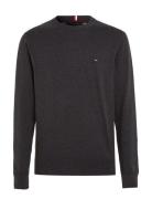 Pima Org Ctn Cashmere Crew Neck Grey Tommy Hilfiger