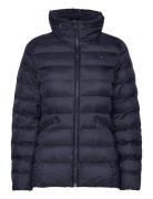 Mw Padded Global Stripe Jacket Navy Tommy Hilfiger