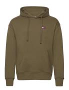 Tjm Rlx Xs Badge Hoodie Green Tommy Jeans