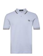 Twin Tipped Fp Shirt Blue Fred Perry