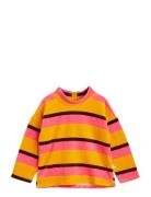 Stripe Velour Sweater Yellow Mini Rodini
