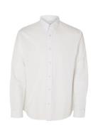 Slhregnew-Linen Shirt Ls Classic White Selected Homme