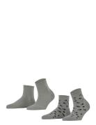 Mini Flower Sso 2P Grey Esprit Socks