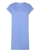 Mschalvidera Organic Small Logo Dress Blue MSCH Copenhagen