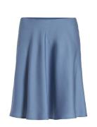 Viellette Hw Short Skirt Blue Vila