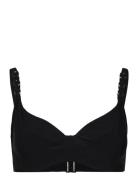 Emblem Bikini Covering Underwired Bra Black Chantelle Beach