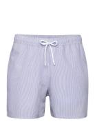 Borg Seersucker Swim Shorts Blue Björn Borg