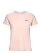 Jacquard Slim T-Shirt Pink New Balance