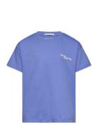 Over D Printed T-Shirt Blue Tom Tailor