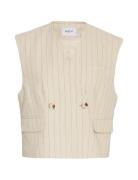 Mschjonalyn Waistcoat Stp Cream MSCH Copenhagen