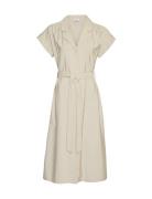 Mschgianara Benina Ss Dress Cream MSCH Copenhagen