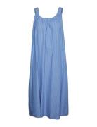 Vmgili Detailed Singlet Dress Wvn Ga Blue Vero Moda