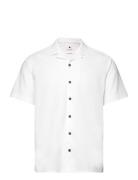Akleo S/S Cot/Linen Shirt White Anerkjendt
