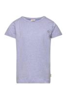 T-Shirt S/S Motif Blue Petit Piao