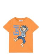 Happy Emil T-Shirt Orange Martinex