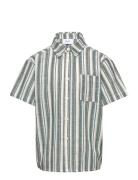 Namur Stripe Shirt Green Grunt