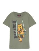 Lwtano 308 - T-Shirt S/S Green LEGO Kidswear