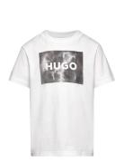 Short Sleeves Tee-Shirt White Hugo Kids