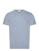 Slim Shield V-Neck T-Shirt Blue GANT