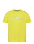 Short Sleeves Tee-Shirt Yellow BOSS