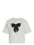 Vinaddi S/S T-Shirt White Vila