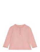 Blouse Ls - Solid Pink Fixoni