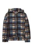 Sweatshirt Pile Jacket Aop Patterned Lindex