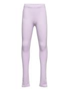 Leggings Basic Brushed Solid Purple Lindex