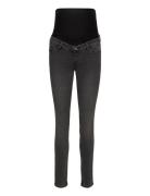 Trousers Denim Mom Clara Blac Grey Lindex