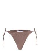 Brazilian Glitter Bikini Bottoms Brown Mango