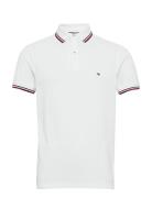 Core Tommy Tipped Slim Polo White Tommy Hilfiger