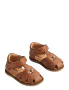 Sandal Closed Toe Lowe Brown Wheat