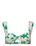 Sirine Underwire Bikini Top Green Malina