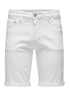 Onsply White 9297 Azg Dnm Shorts Noos White ONLY & SONS