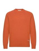 Brad Roundneck Knit Orange Les Deux