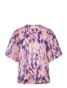 D6Arvi Printed Top Purple Dante6